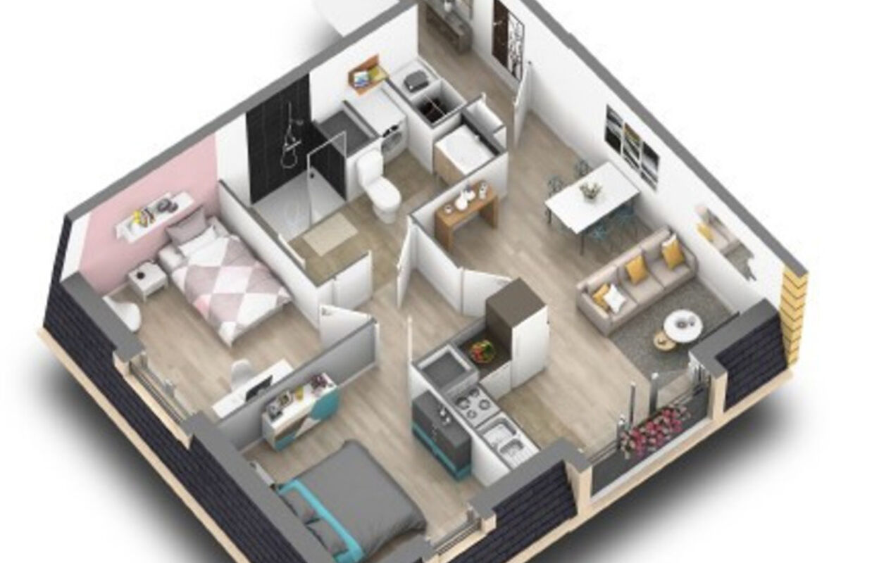 appartement 3 pièces 55 m2 à vendre à Aulnay-sous-Bois (93600)