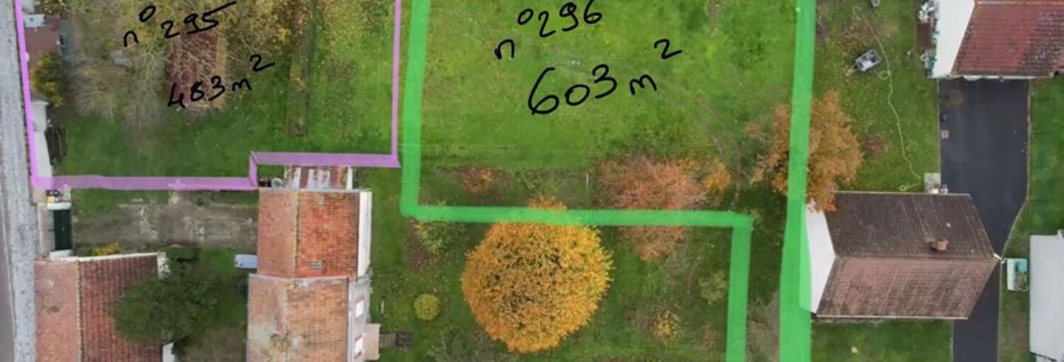 Terrain  603 m² à vendre à Prunay (51360)