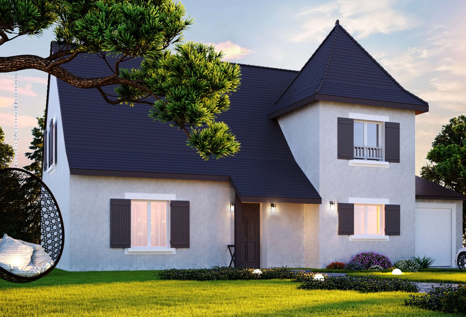 Maison de 124 m² avec 3 chambres - Terrain: 3450 m² — photo 1