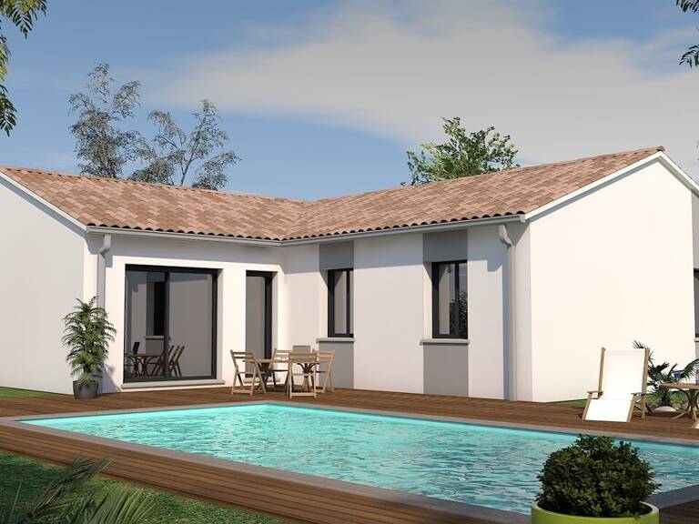 Maison 96 m² avec 3 chambres à Issac 24400 - Terrain: 4911 m² — photo 1