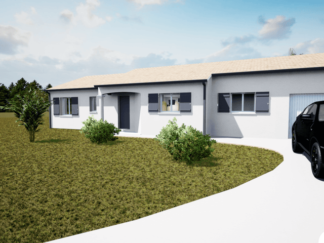 Maison 5 pièces 103.00 m² - Terrain: 870 m² — photo du bien
