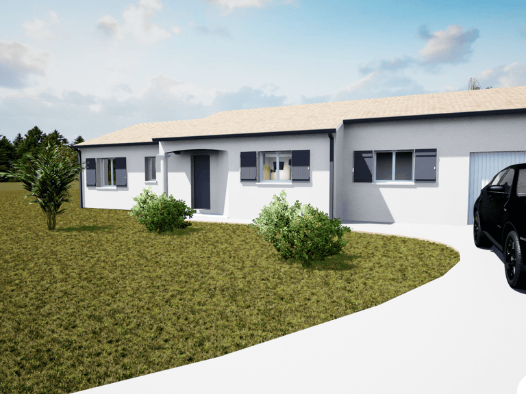 Maison 5 pièces 103.00 m² - Terrain: 870 m² — photo 1