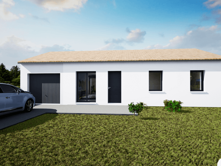 Maison 4 pièces 81.00 m² - Terrain: 1246 m² — photo 1