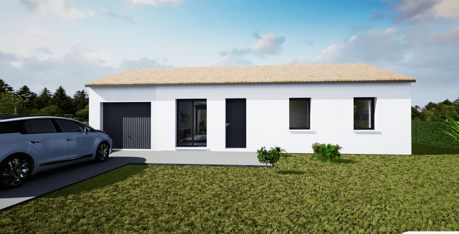 Maison 4 pièces 81.00 m² - Terrain: 1246 m² — photo 1