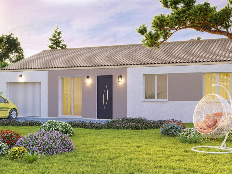 Maison 5 pièces 92.00 m² - Terrain: 1800 m² — photo 1