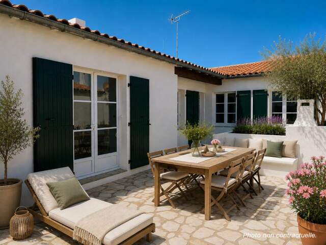 Maison Rivedoux Plage 3 pièce(s) 72 m2 A 2 PAS DE LA PLAGE — photo du bien