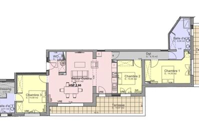 appartement 4 pièces 104 m2 à vendre à Montpellier (34000)