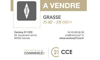 Commerce  70 m² à vendre à Grasse (06130)