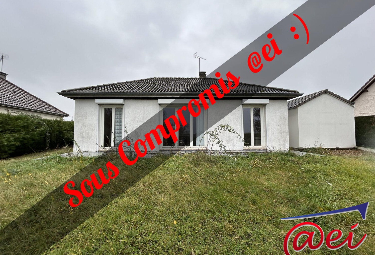 Maison de plain-pied type 4 + 2 garages sur 500 m² de terrain — photo 1