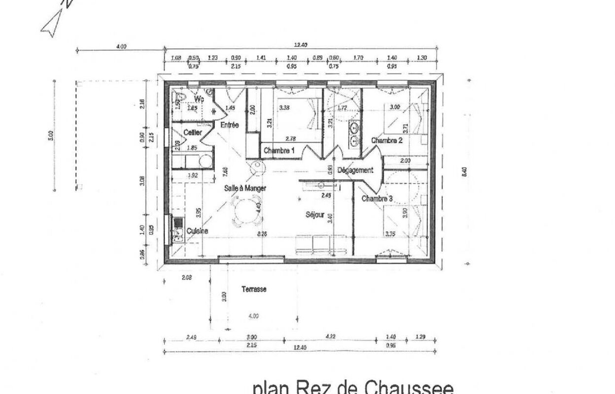 maison 4 pièces 87 m2 à vendre à Asson (64800)