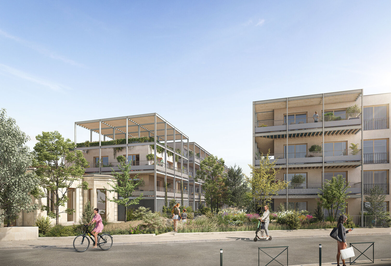 Vente programme neuf T2, T3, T5 51 à 109 m² Bordeaux (33000) — photo 1