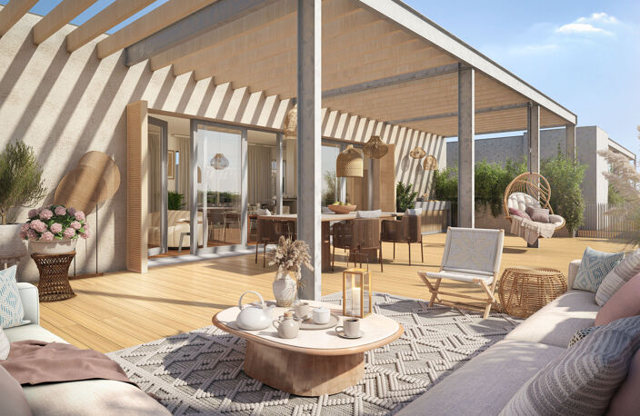 Vente programme neuf T2, T3, T5 51 à 109 m² Bordeaux (33000) — photo 5