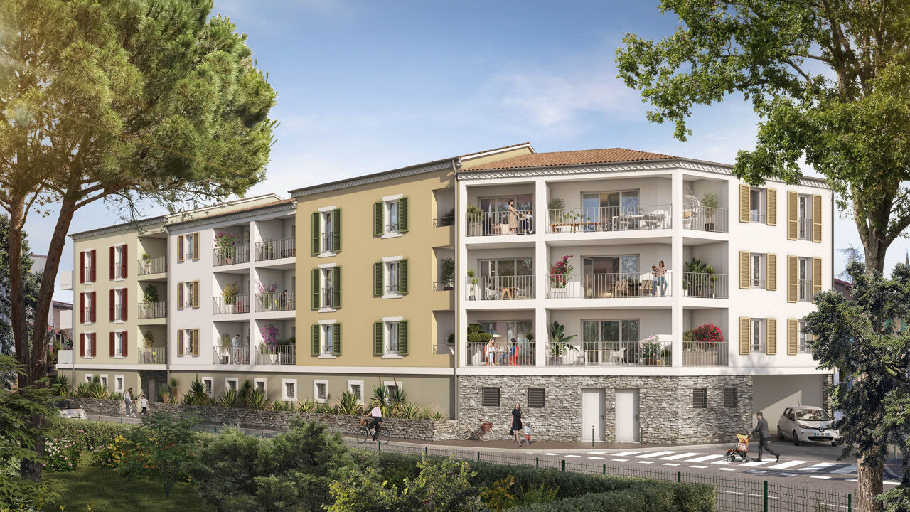appartement neuf T2, T3 pièces 39 à 68 m2 à vendre à Brignoles (83170)