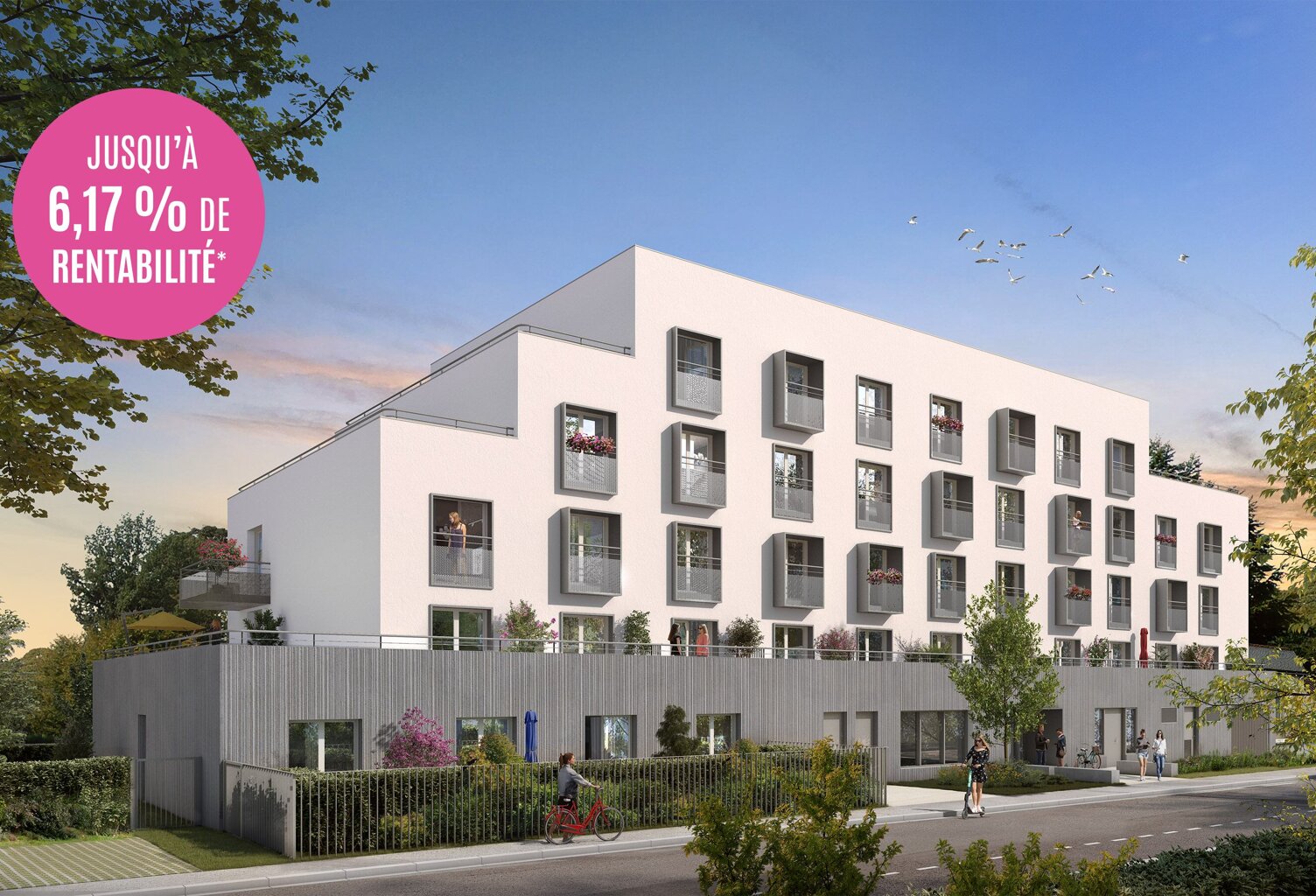 Vente programme neuf T1, T2 17 à 36 m² Joué-lès-Tours (37300) — photo 1