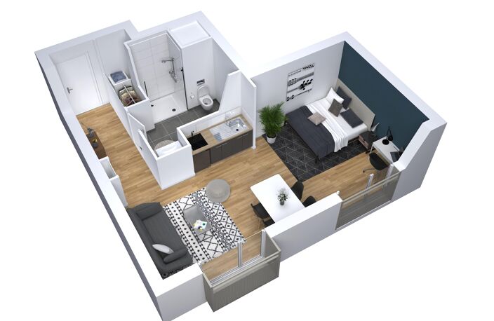Vente programme neuf T1, T2 17 à 36 m² Joué-lès-Tours (37300) — photo 5