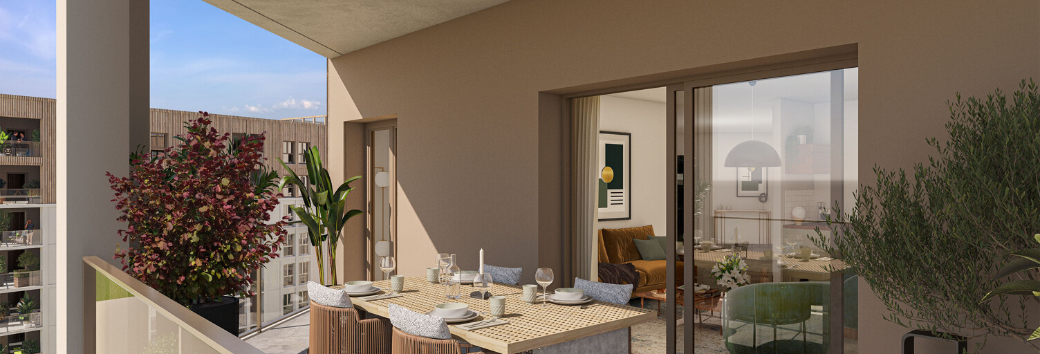 Appartement neuf T1, T2, T3, T4 Pièce 33 à 83 m² à vendre à Bordeaux (33000)