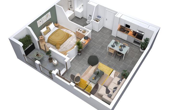 Vente programme neuf T3 64 à 72 m² Bordeaux (33000) — photo 4