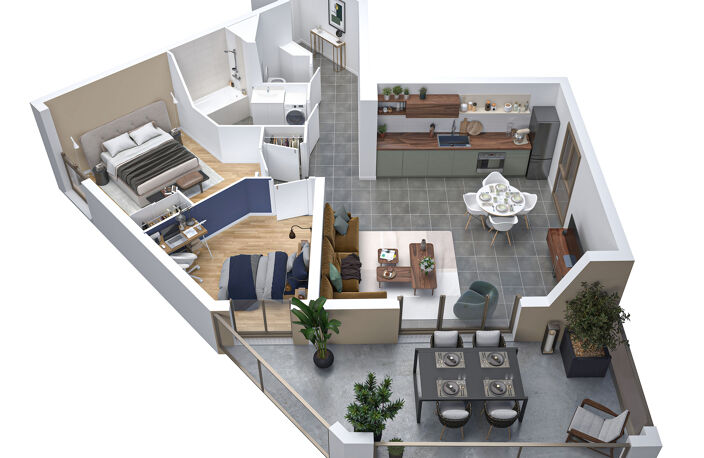 Vente programme neuf T3 64 à 72 m² Bordeaux (33000) — photo 5