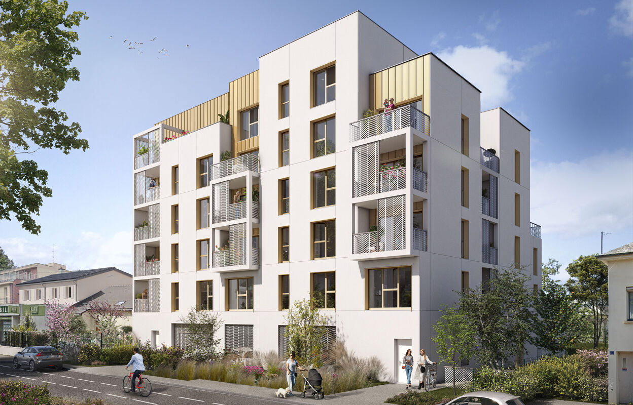 appartement neuf T2, T3, T4 pièces 37 à 82 m2 à vendre à Rennes (35000)