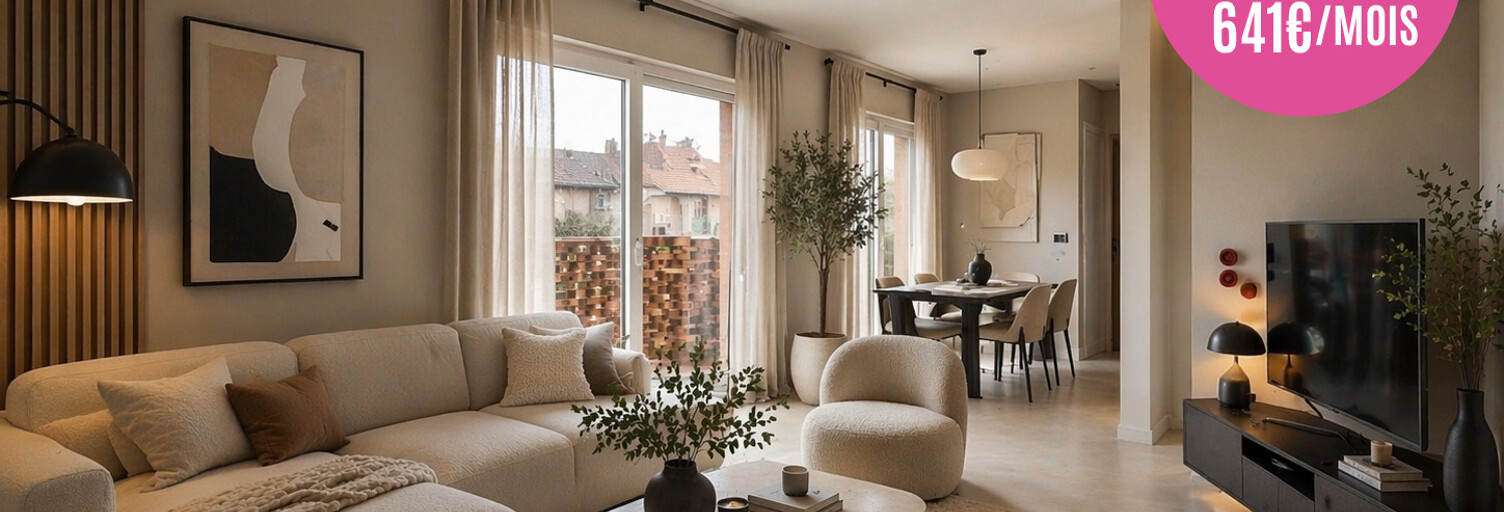 Appartement neuf T3, T4 Pièce 61 à 76 m² à vendre à Béziers (34500)