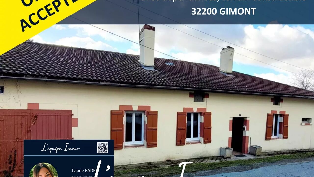 maison 4 pièces 97 m2 à vendre à Gimont (32200)