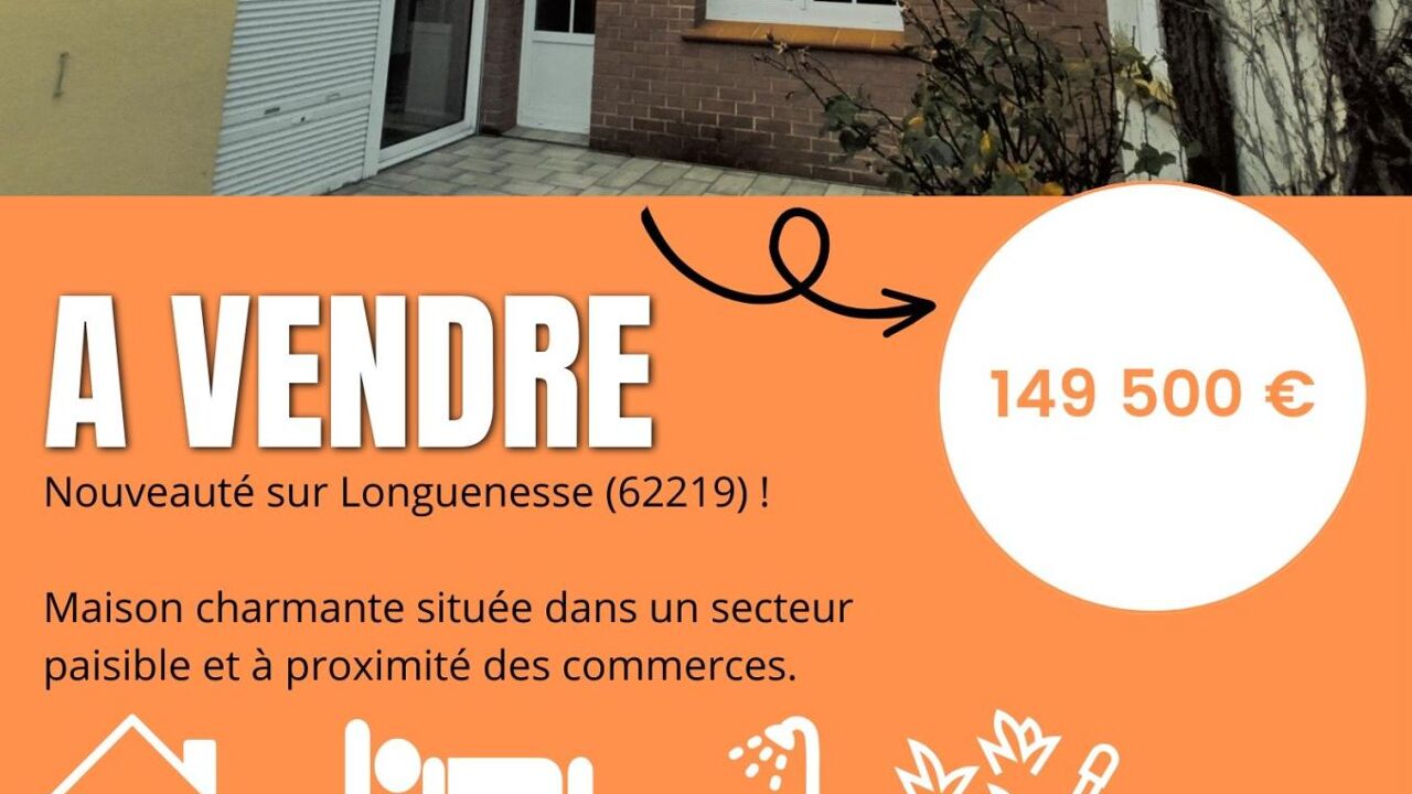 maison 3 pièces 72 m2 à vendre à Longuenesse (62219)
