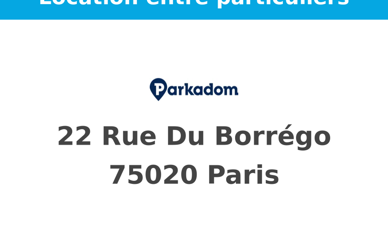 garage  pièces  m2 à louer à Paris 20 (75020)