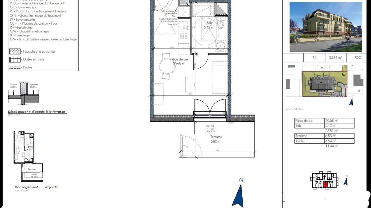 appartement 1 pièces 25 m2 à vendre à Cabourg (14390)
