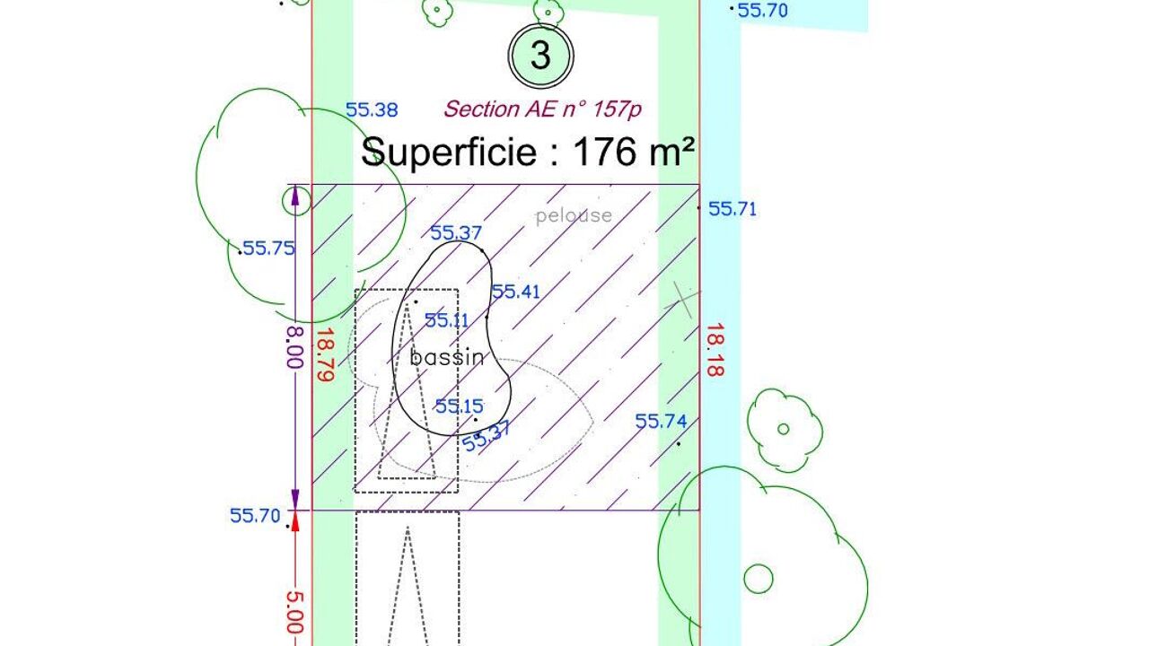 terrain  pièces 176 m2 à vendre à Margency (95580)