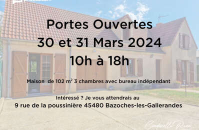 maison 4 pièces 101 m2 à vendre à Bazoches-les-Gallerandes (45480)