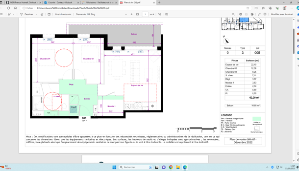 Appartement 3 pièces  à vendre Argelès-sur-Mer 66700