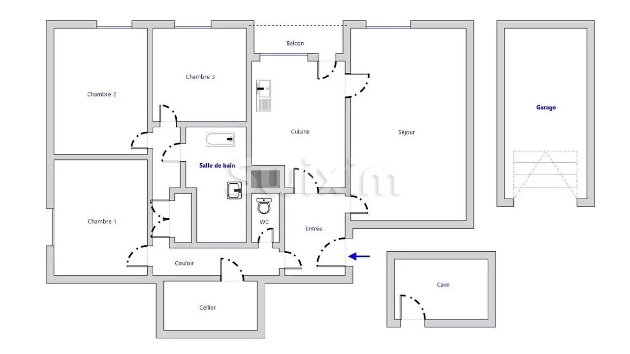 appartement 4 pièces 79 m2 à vendre à Cognin (73160)