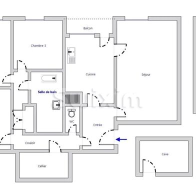 Appartement 4 pièces 79 m²