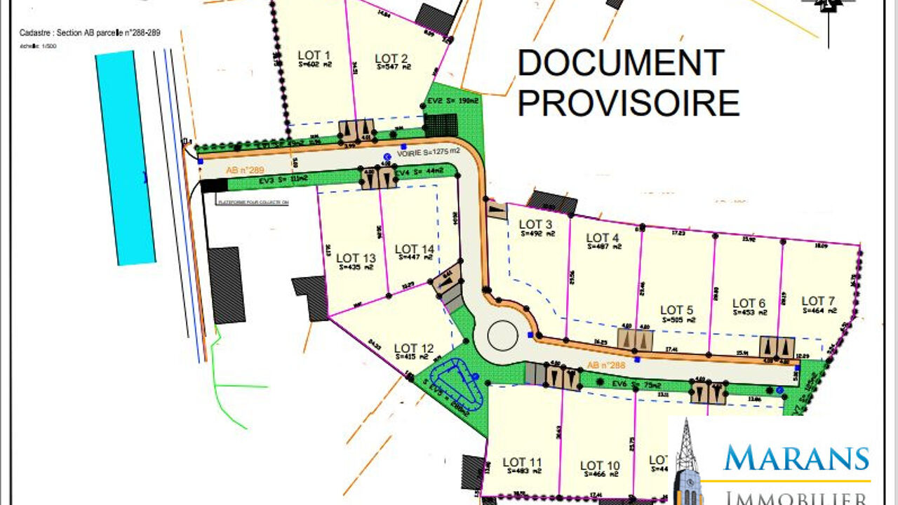 terrain  pièces 420 m2 à vendre à Puyravault (85450)