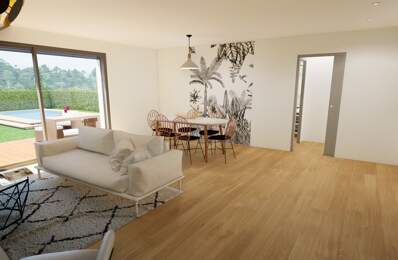 Maison moderne en L - Terrain: 416 m² — photo du bien