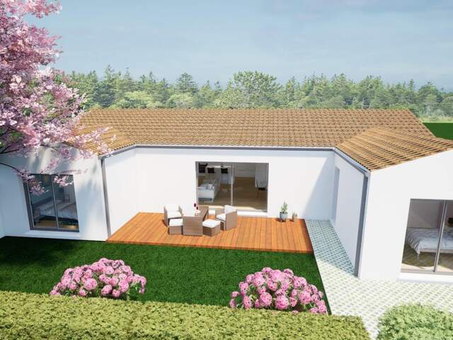 Maison 4 pièces 110.00 m² - Terrain: 480 m² — photo du bien