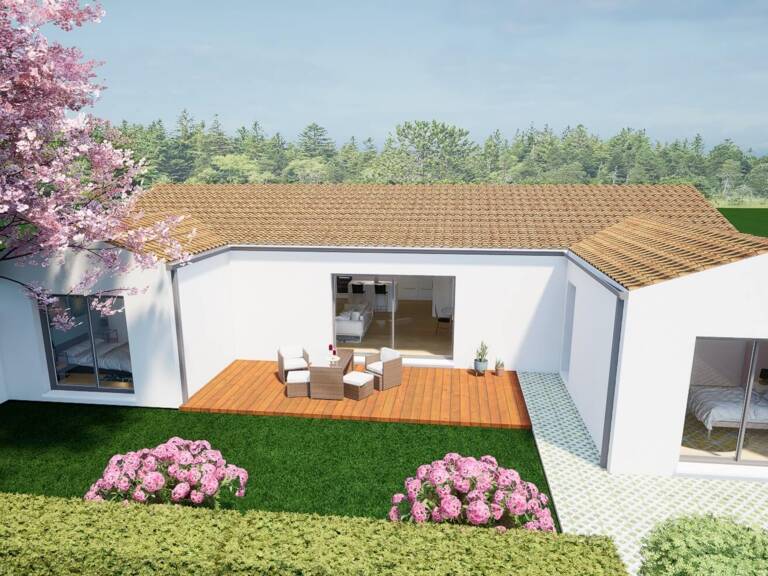 Maison 4 pièces 110.00 m² - Terrain: 480 m² — photo 1
