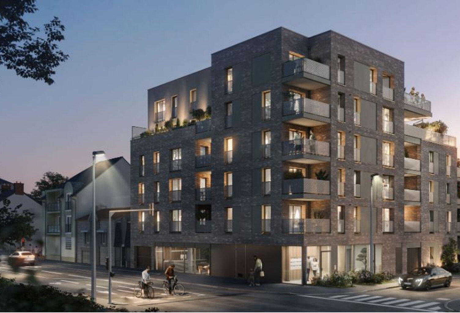 RENNES Boulevard MERMOZ - T3 de 61.93 m² avec terrasse et parking — photo 1