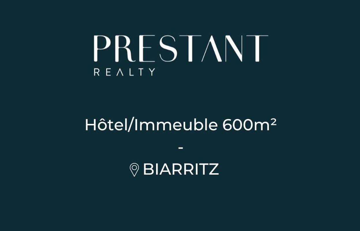 immeuble  pièces 600 m2 à vendre à Biarritz (64200)