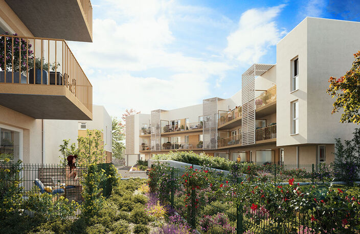 THORIGNE-FOUILLARD  - Appartement 2 pièces de 44.15 m² avec loggia et parking — photo 2