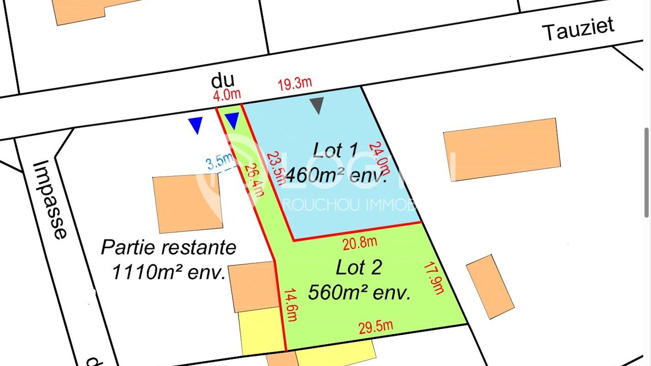 terrain  pièces 460 m2 à vendre à Mazerolles (64230)