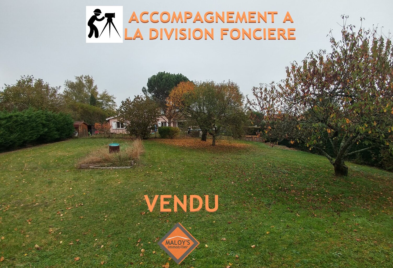 Rare, terrain plat viabilisé 600m² libr constructeur — photo 1
