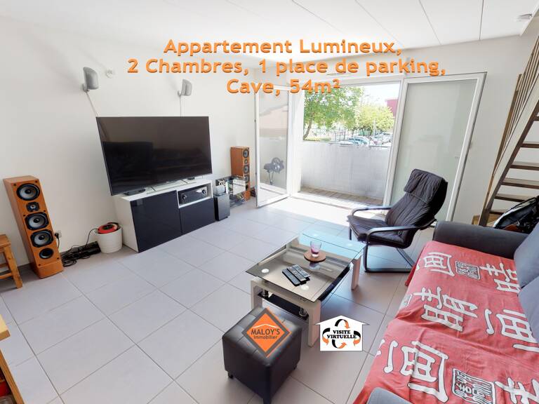 A SAISIR! Appartement 54m² sans Travaux, 2 Chambres, parking, cave! — photo 1