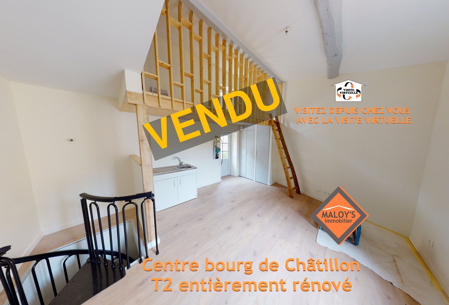 coeur de village T2bis entièrement rénové — photo 1