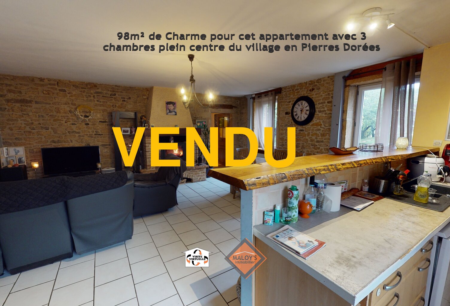A SAISIR ! APPARTEMENT EN PIERRES DOREES — photo 1