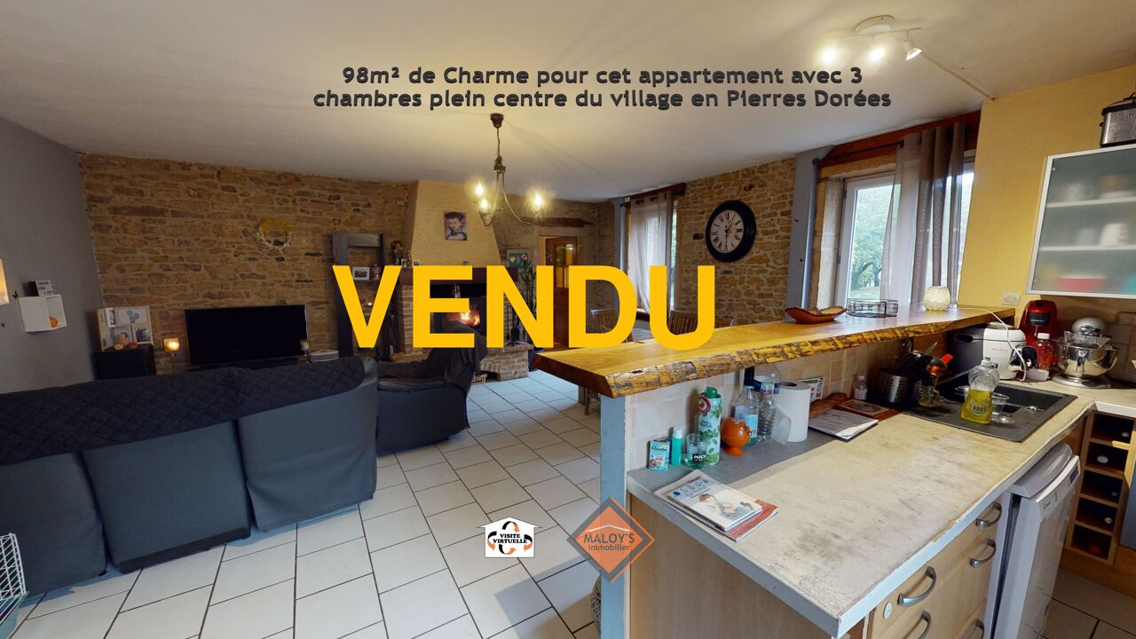 appartement 4 pièces 98 m2 à vendre à Pouilly-le-Monial (69400)