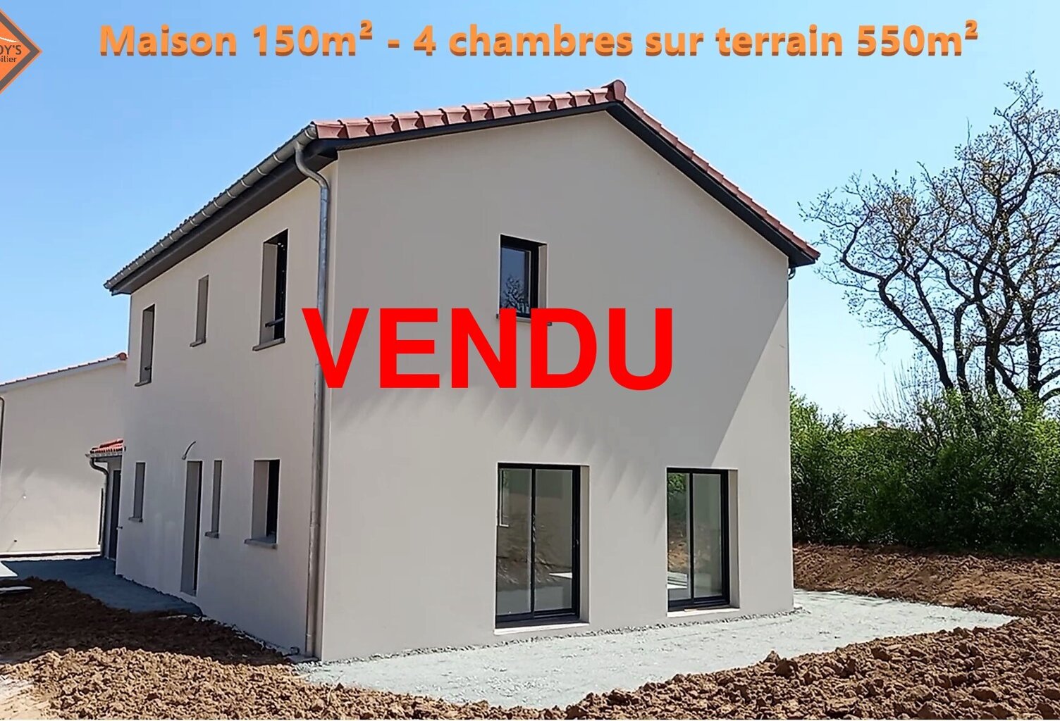 TROP TARD VENDU!!! Maison 150m² 4 chambres sur 550m² terrain — photo 1