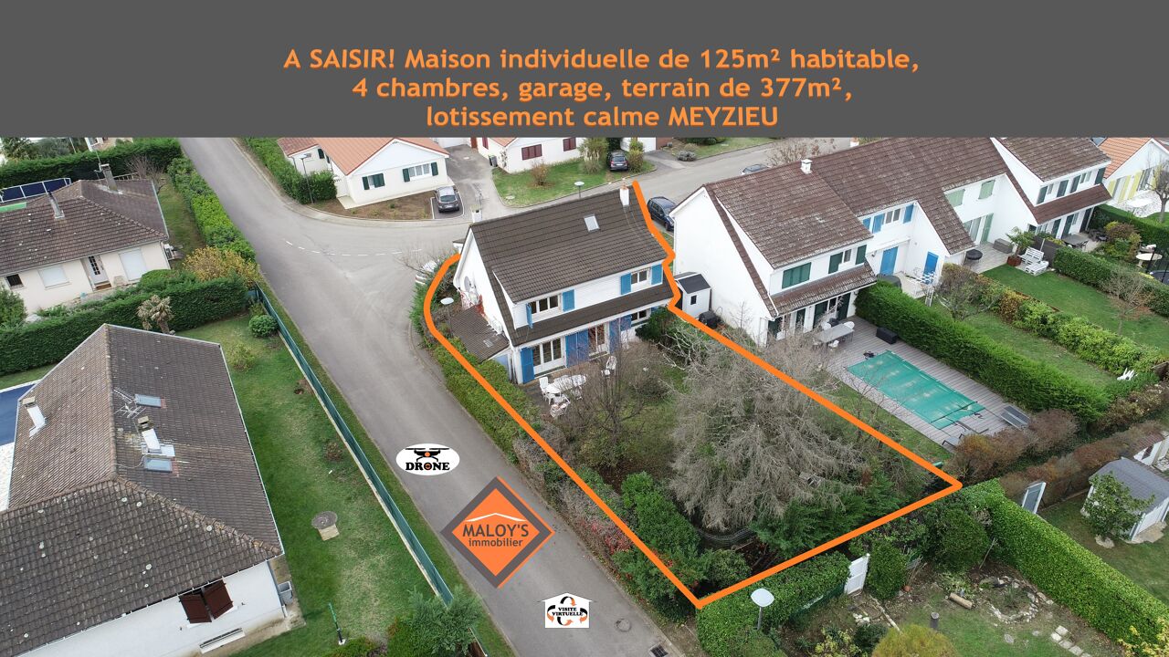 maison 7 pièces 125 m2 à vendre à Meyzieu (69330)