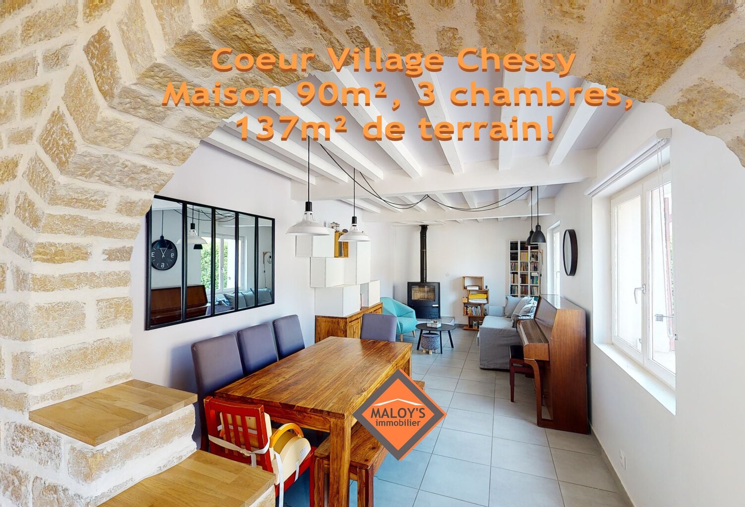 A SAISIR! Maison de Village 90M2 avec terrain — photo 1