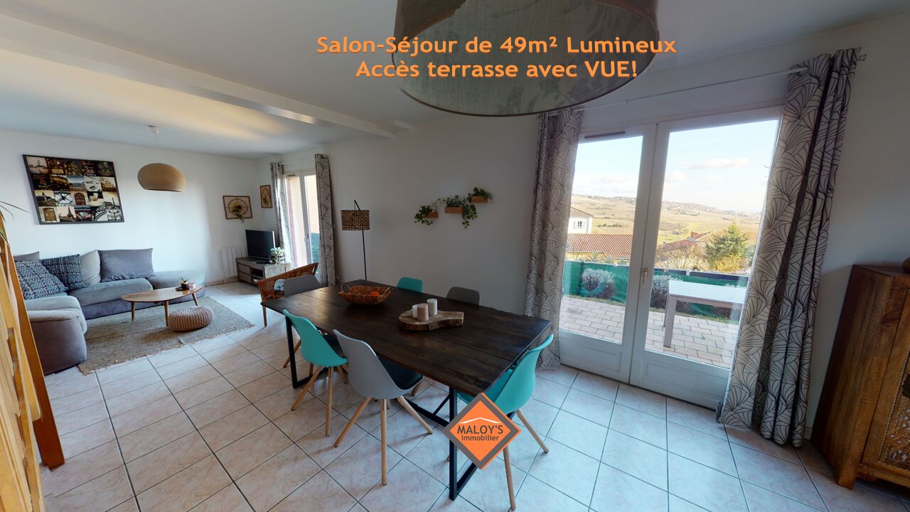 maison 6 pièces 110 m2 à vendre à Saint-Laurent-d'Oingt (69620)